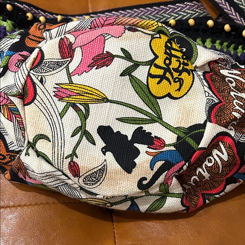 Sakroots Colorful Bird Print Crossbody Bag - Picture 9 of 11
